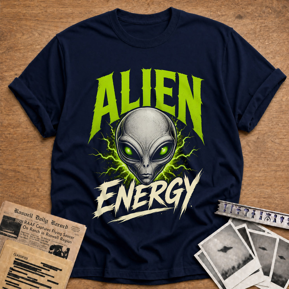 Alien Energy 66 T-Shirt - Navy