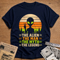 Alien Man Myth Legend 67 T-Shirt - Navy