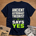 Ancient Astronaut Theorist 37 T-Shirt - Navy