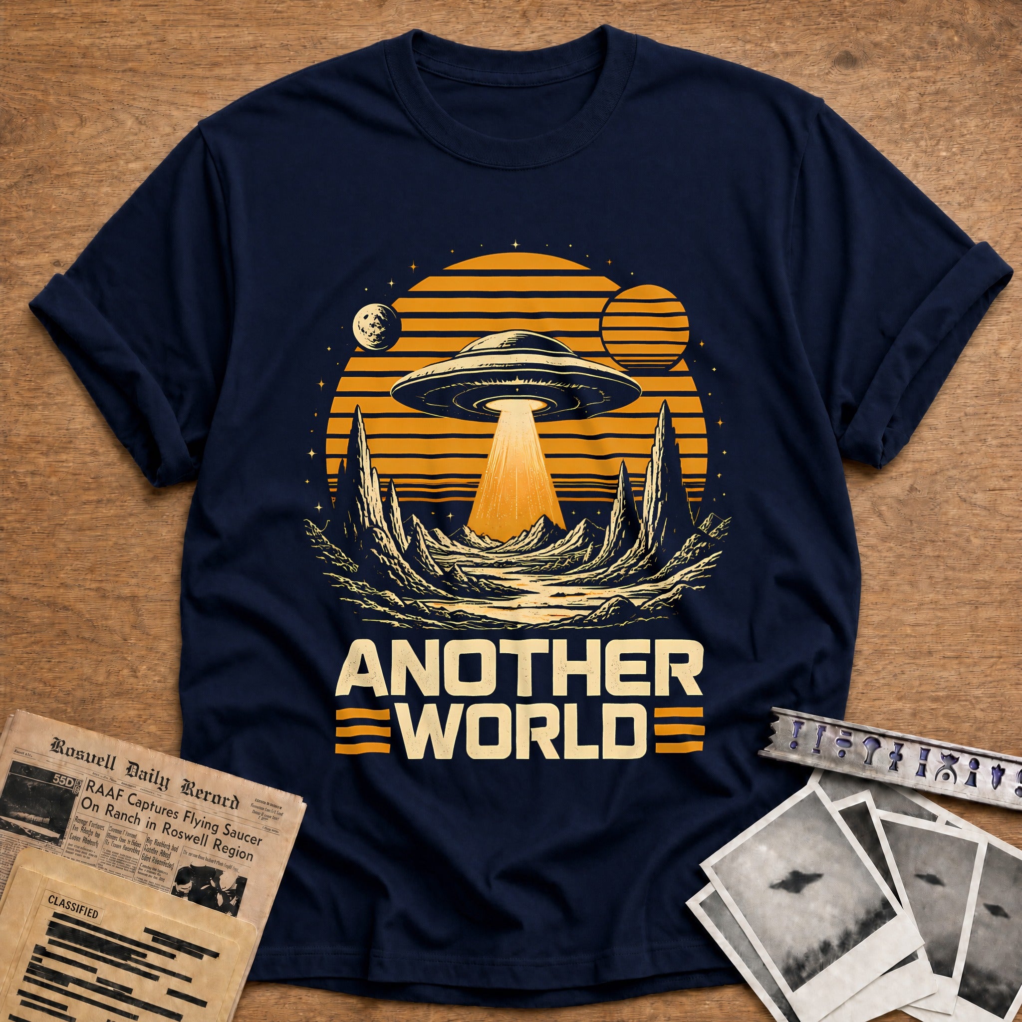 Another World T-Shirt - Navy