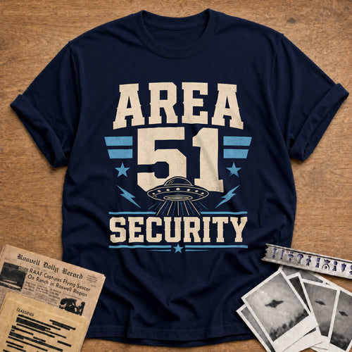 Area 51 Security 15 T-Shirt - Navy