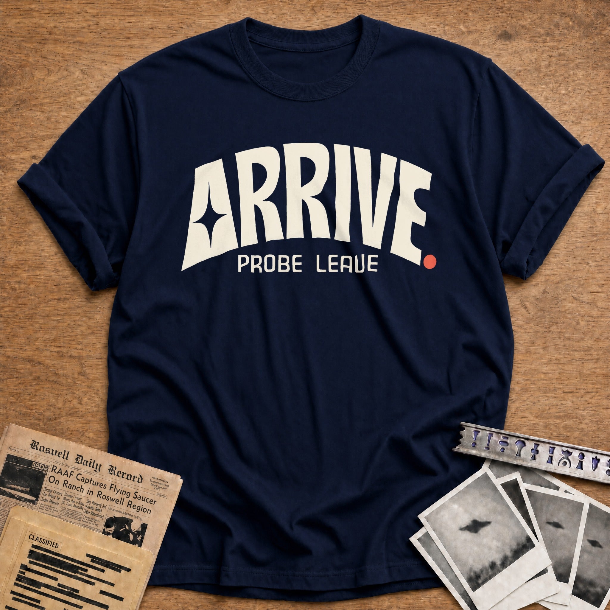 Arrive Probe Leave 01 - Navy