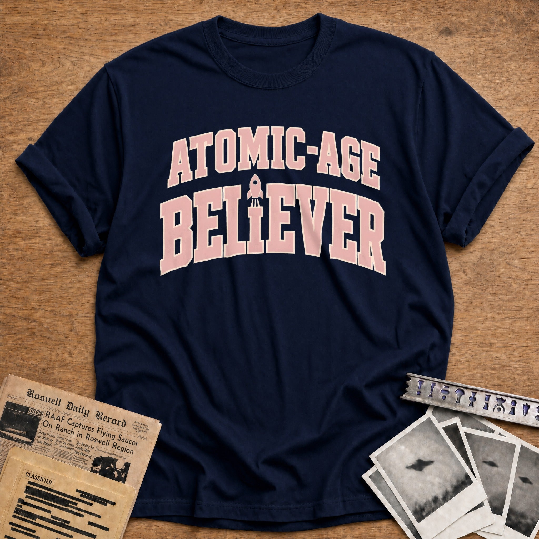 Atomic Age Believer - Navy