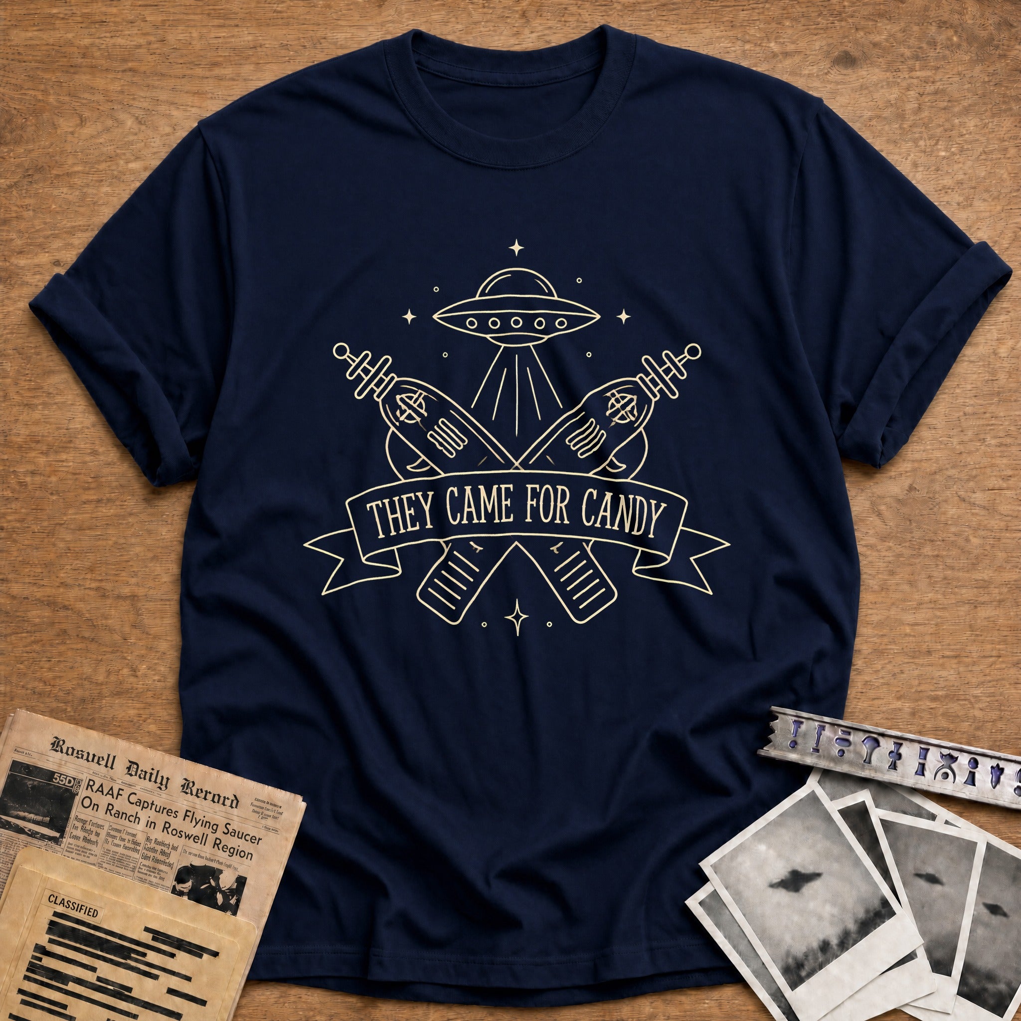 Banner They Came For Candy 71 - Navy