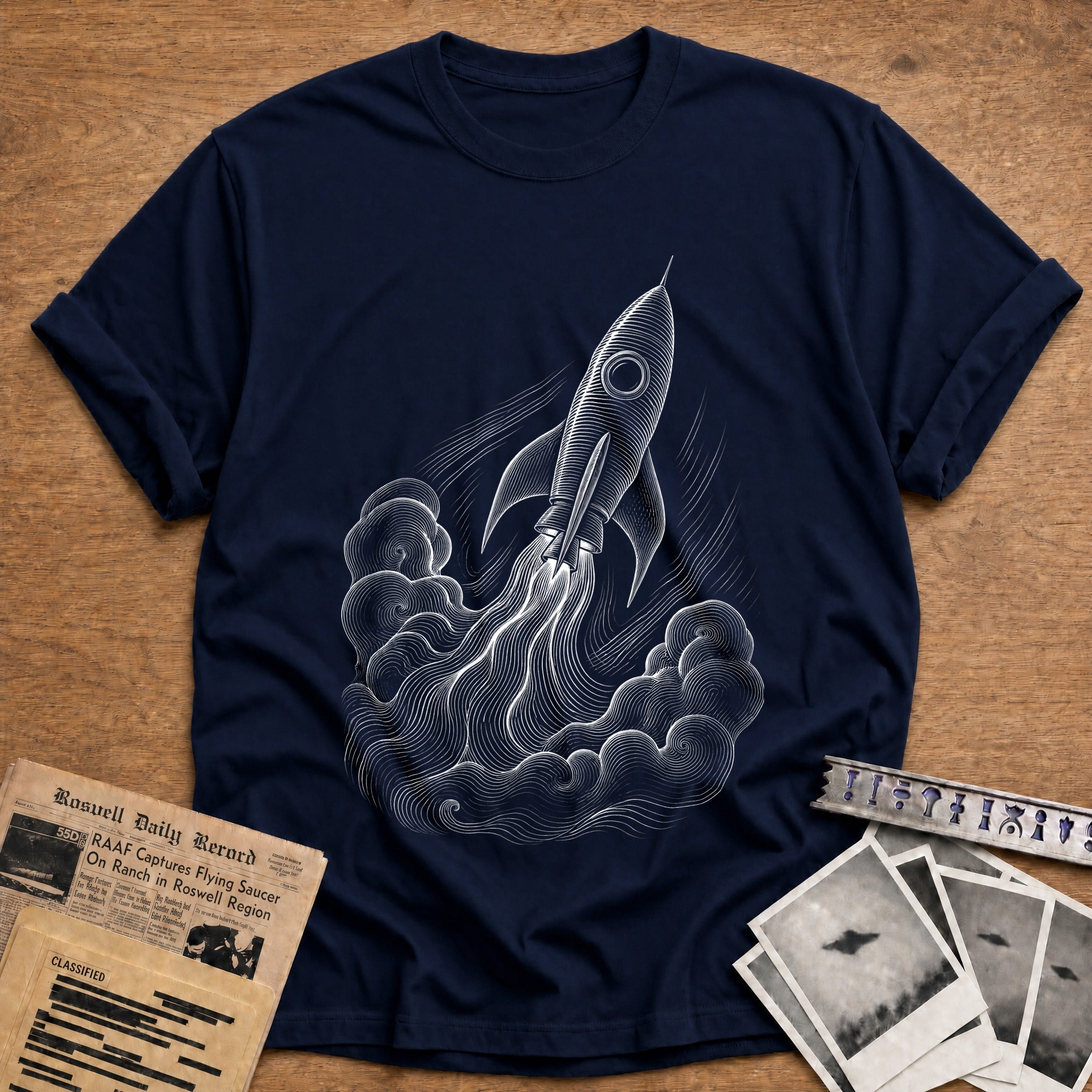 Blast Off T-Shirt - Navy