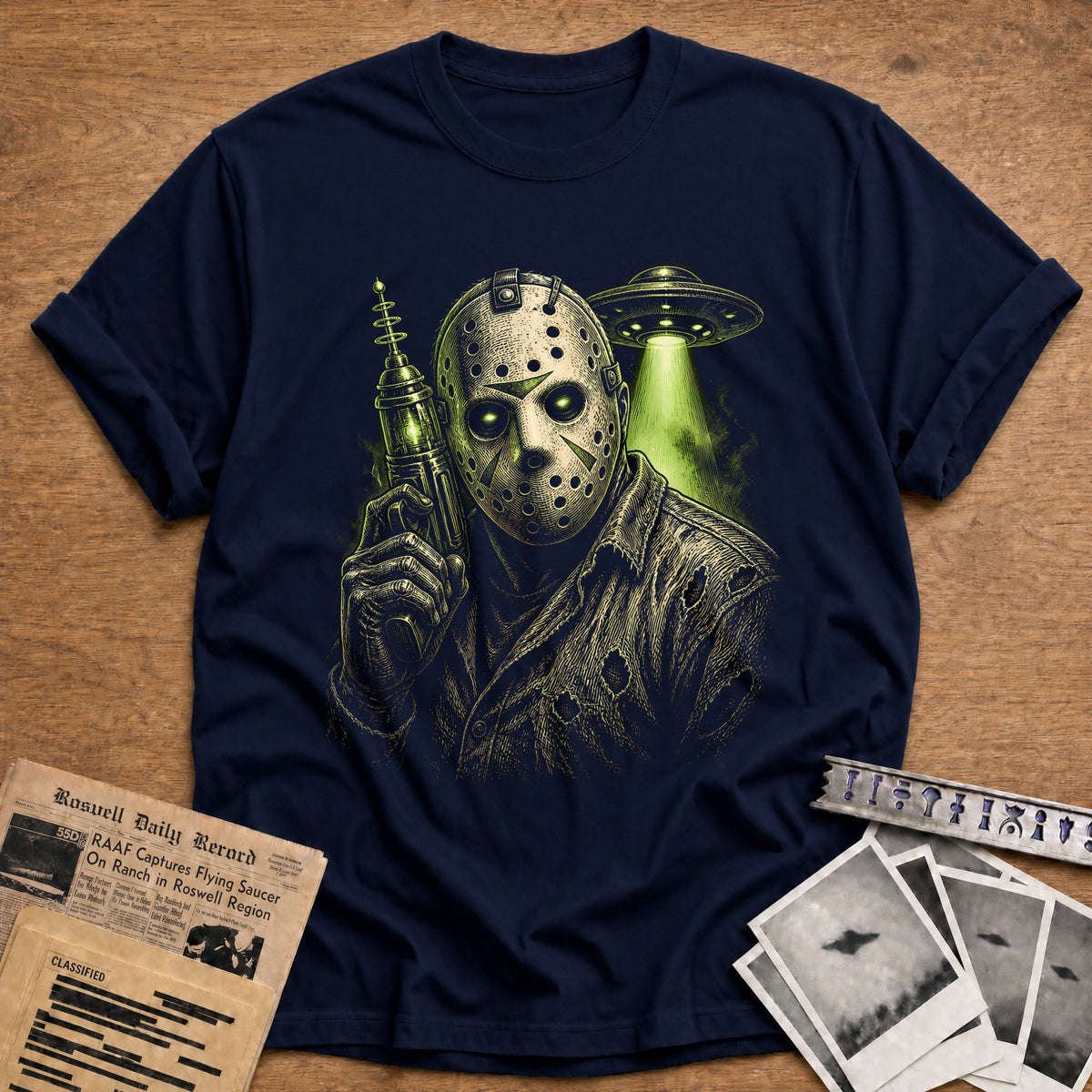 Blood Saucer 75 T-Shirt - Navy