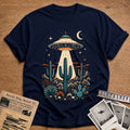 Boho UFO Cactus 45 T-Shirt - Navy