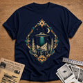Boho UFO Forest 50 T-Shirt - Navy