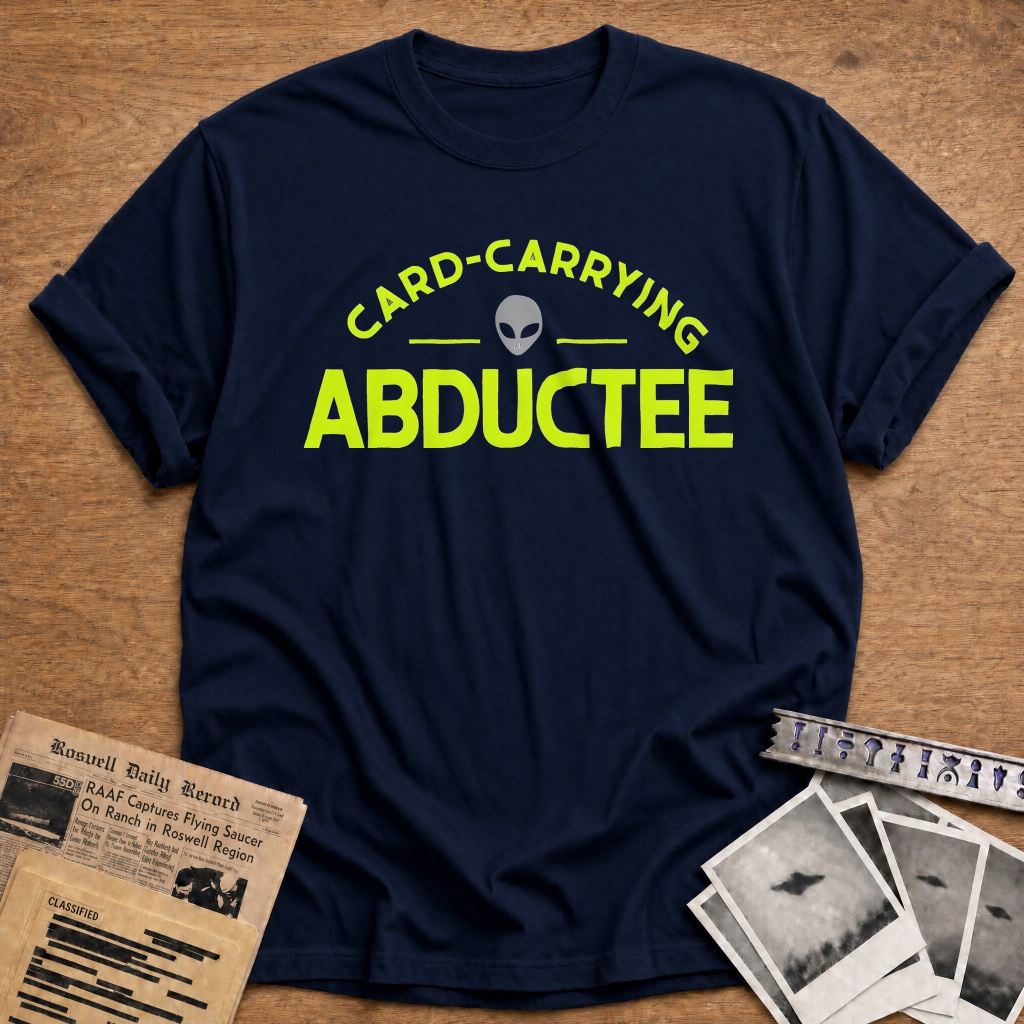 Card Carrying Abductee 01 - Navy