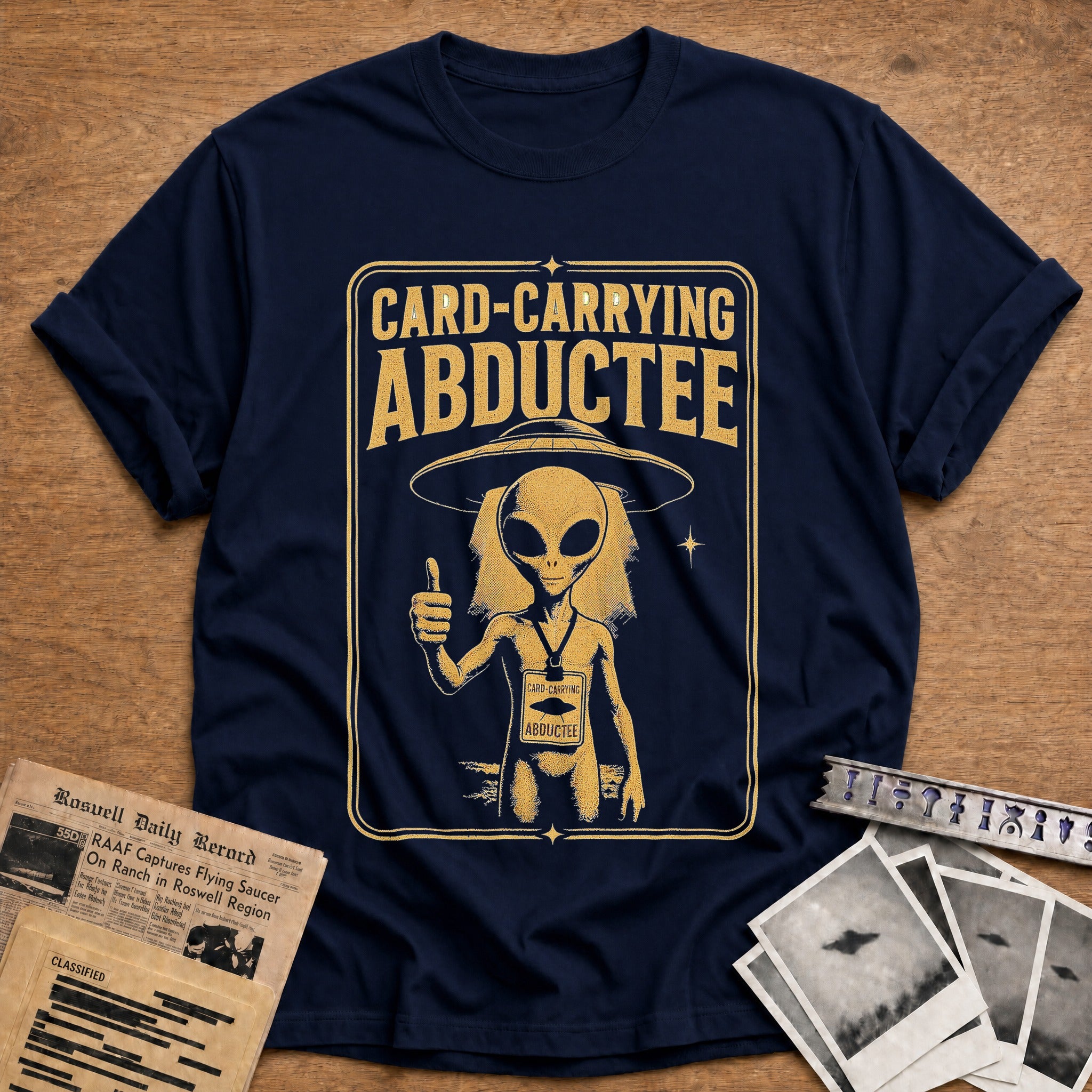 Card Carrying Abductee 02 - Navy