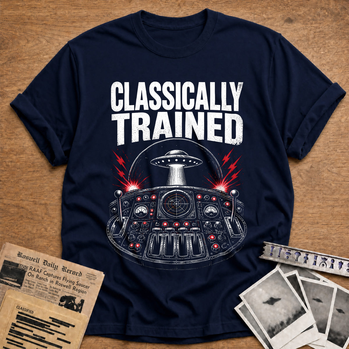 Classically Trained 21 T-Shirt - Navy