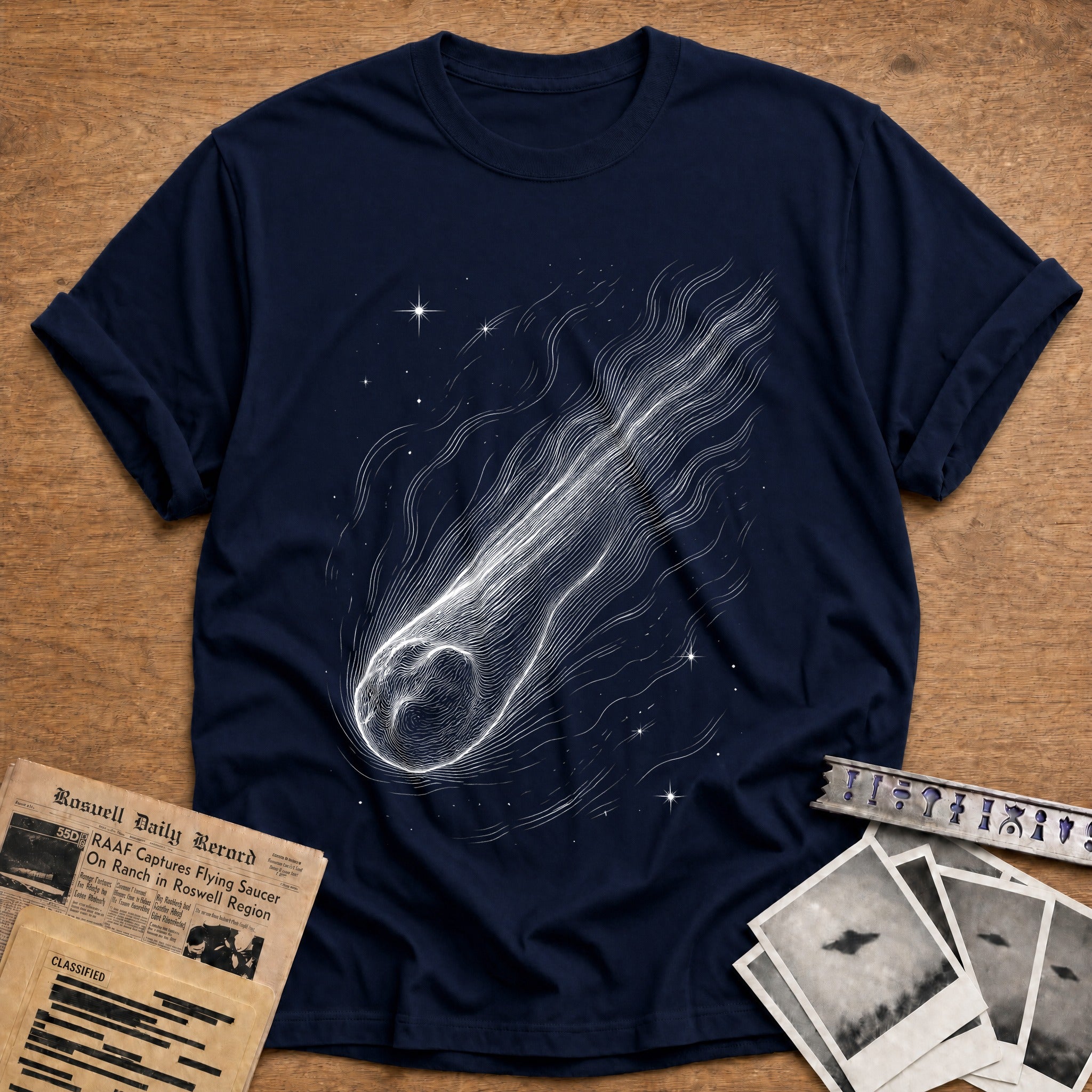 Comet Tail T-Shirt - Navy
