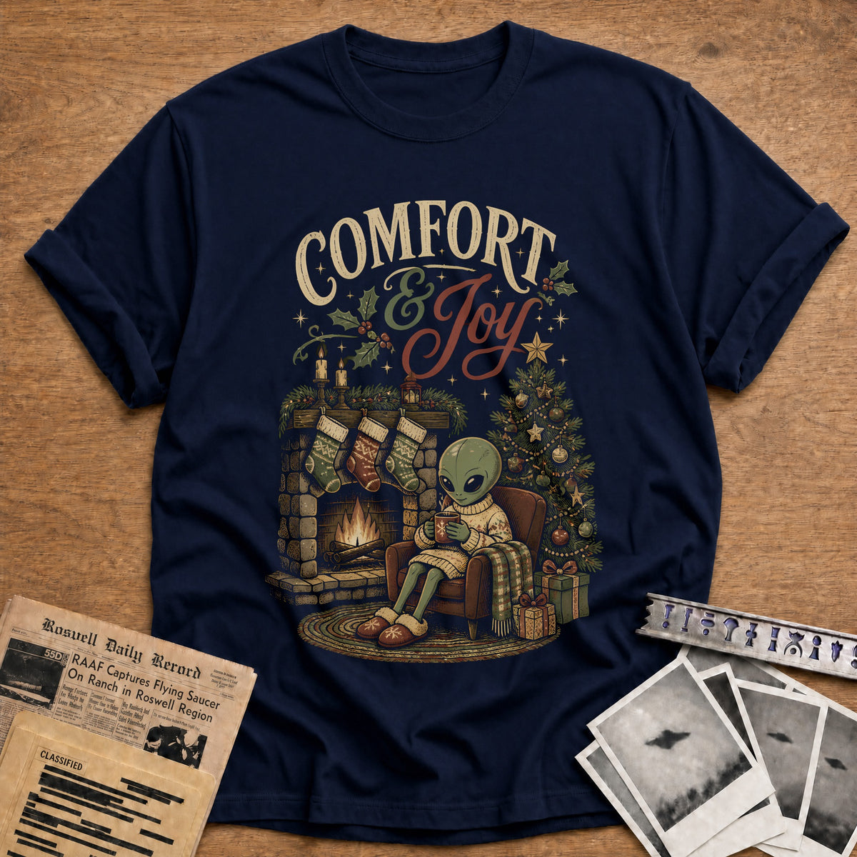 Comfort And Joy 81 T-Shirt - Navy