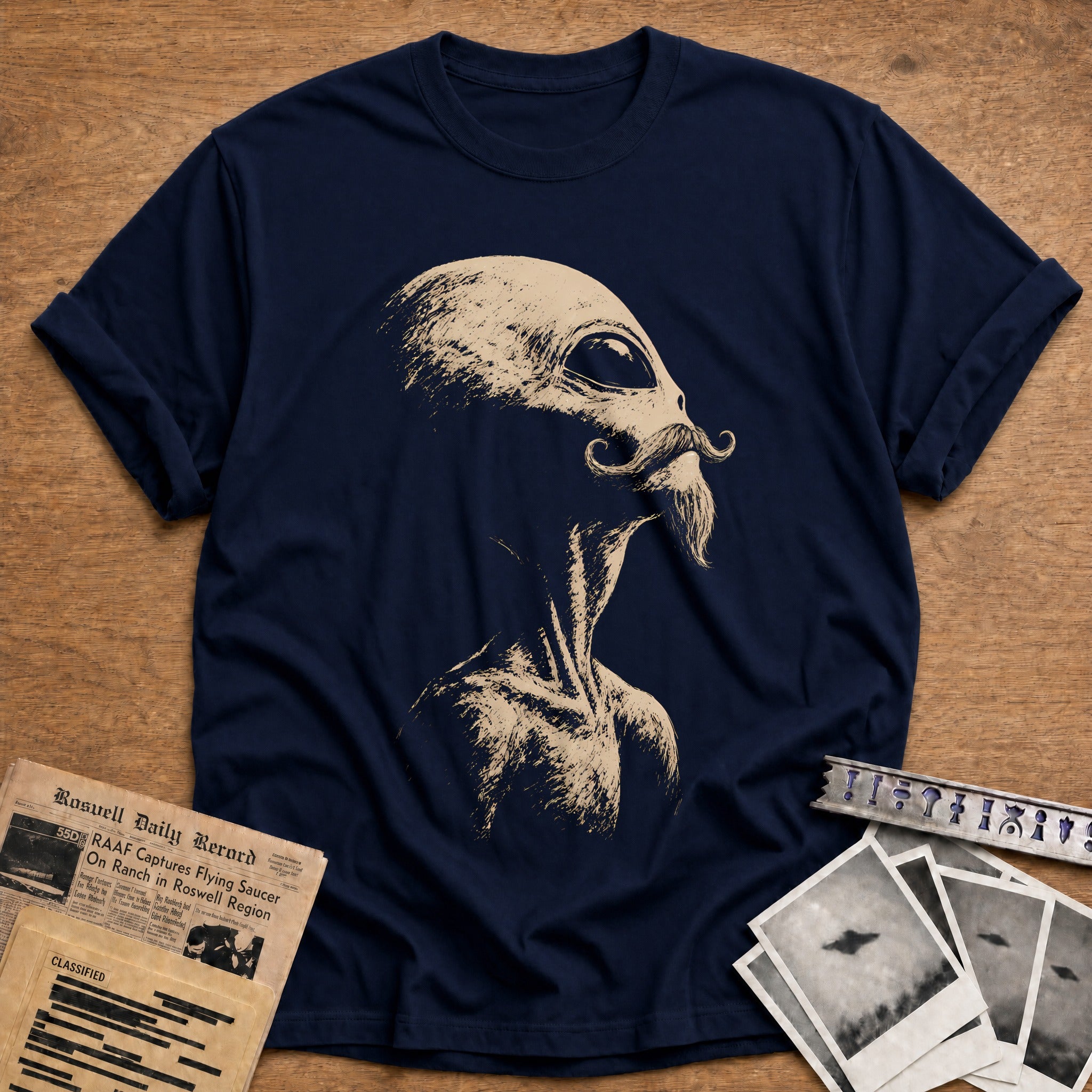 Cosmic Gentleman T-Shirt - Navy