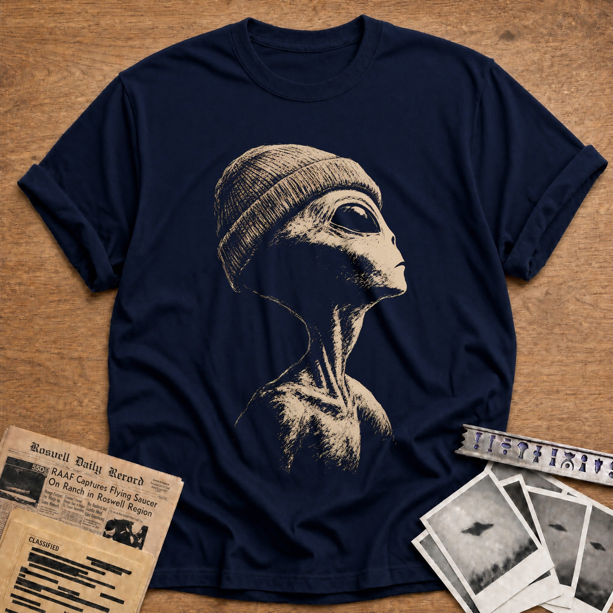 Cosmic Listener T-Shirt - Navy