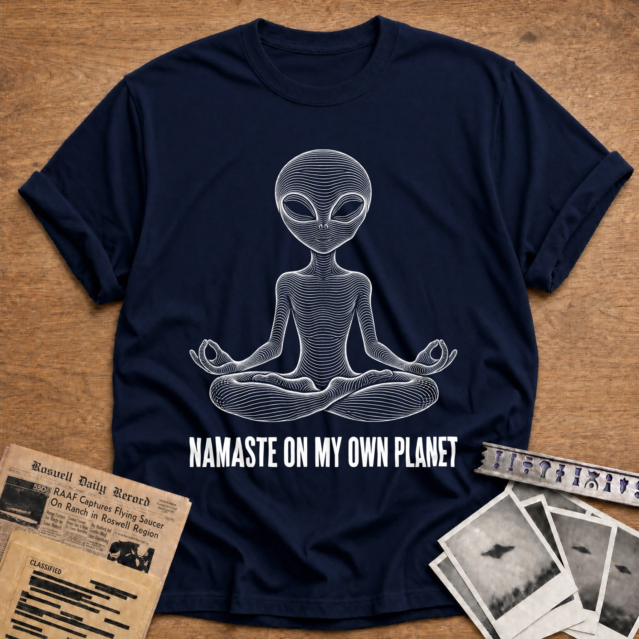 Cosmic Meditation T-Shirt - Navy