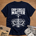 Crop Circles Matter 89 T-Shirt - Navy