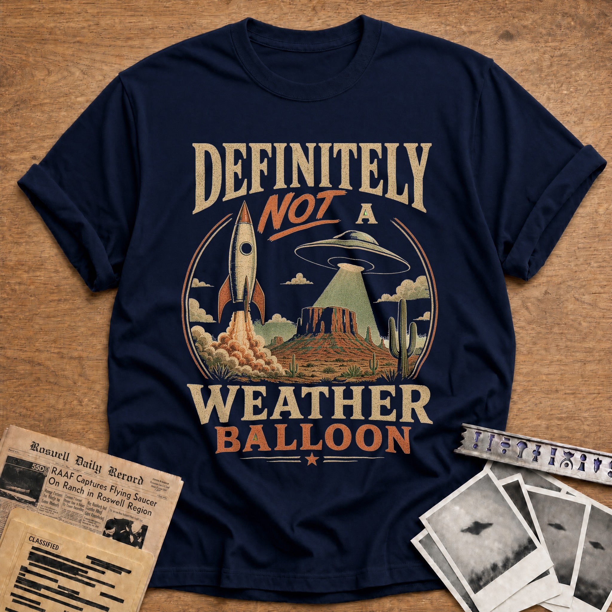 Definitely Not A Weather Balloon 02 - Navy