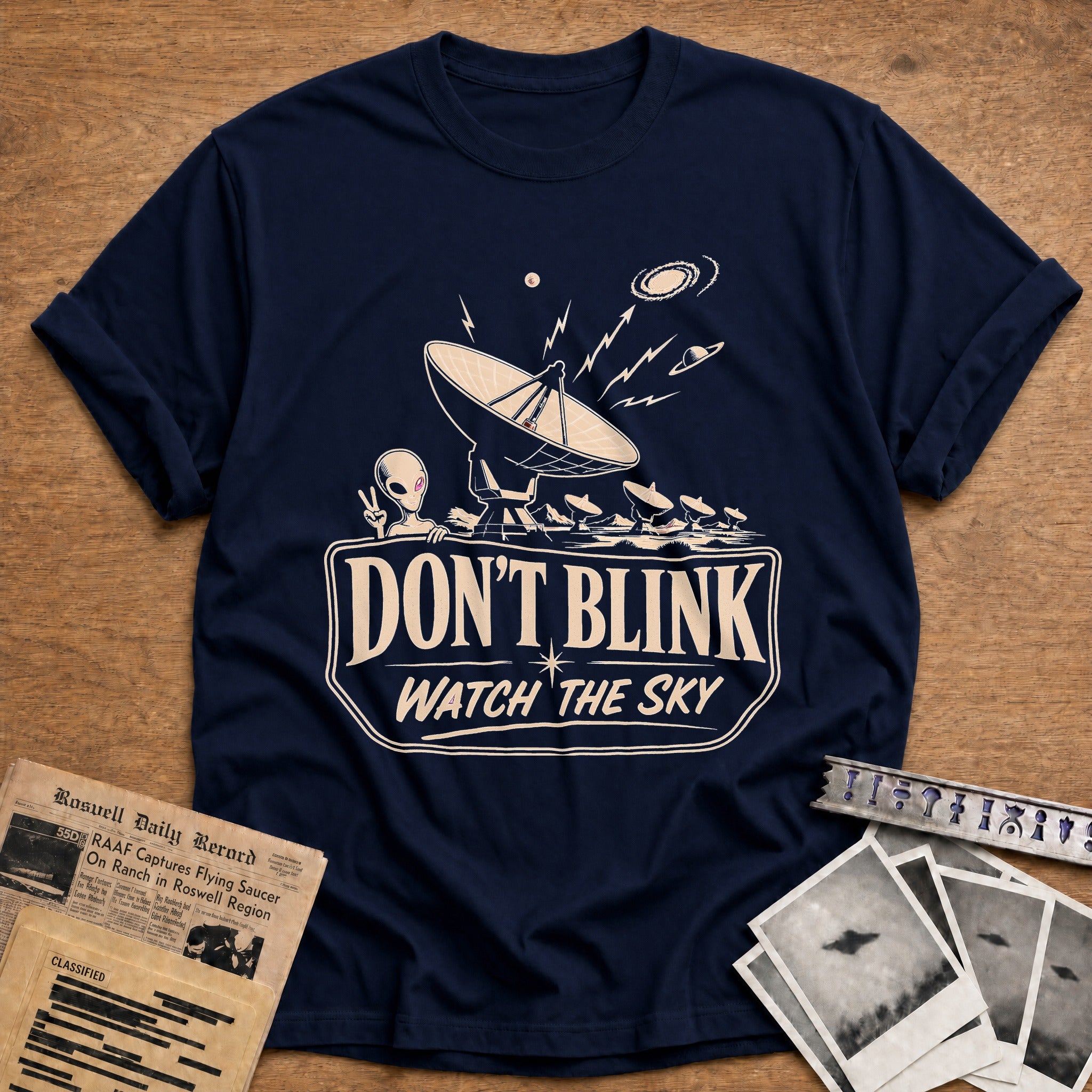 Don't Blink Watch The Sky - Navy