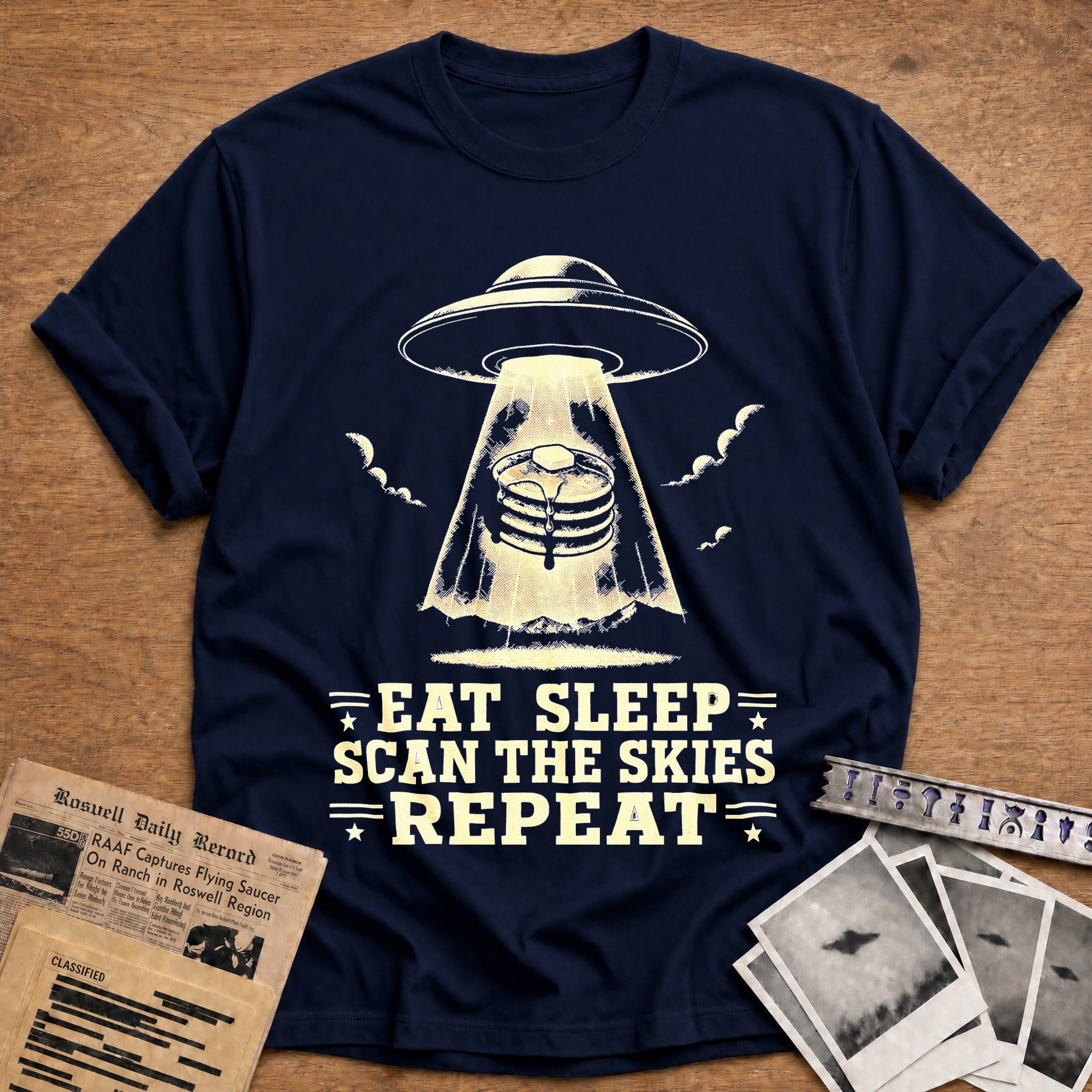 Eat Sleep Scan Repeat - Navy