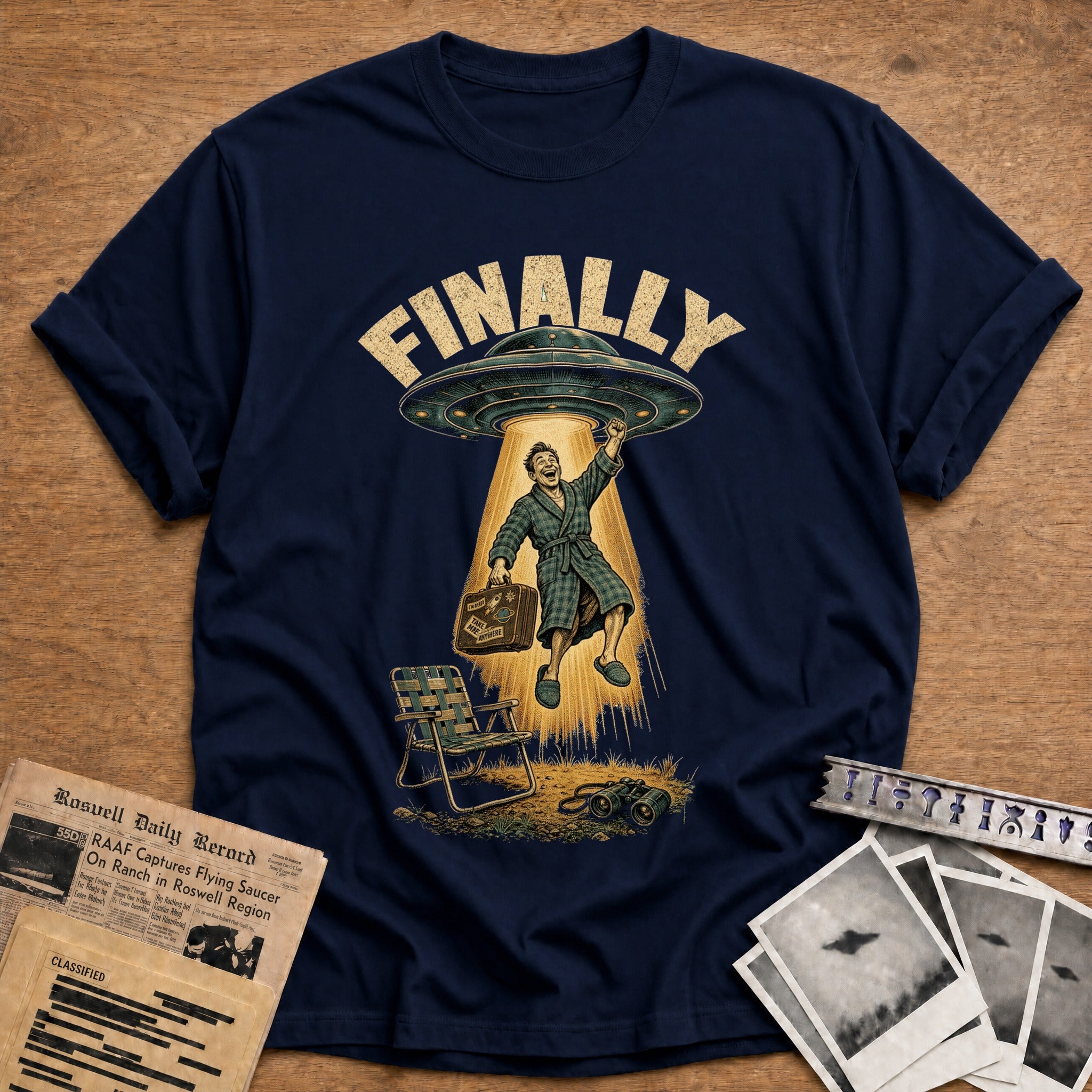 Finally Im Ready Take Me Anywhere - Navy
