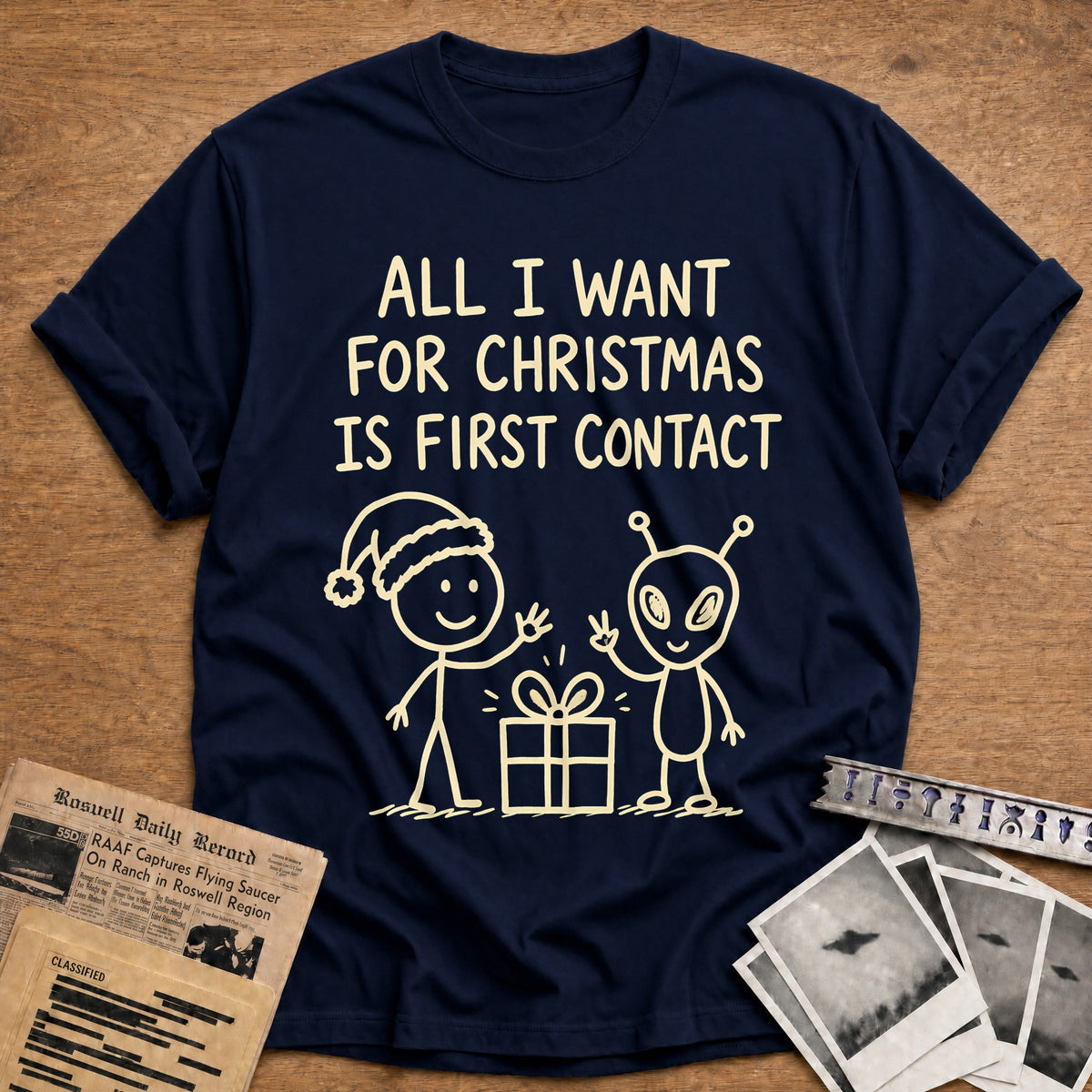 First Contact 25 T-Shirt - Navy