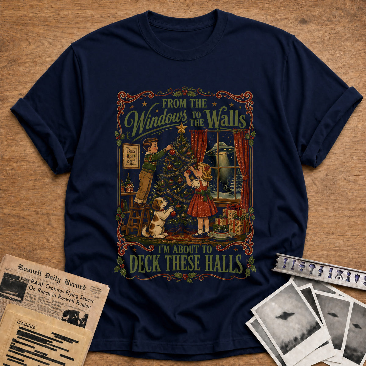 From The Windows To The Walls 78 T-Shirt - Navy