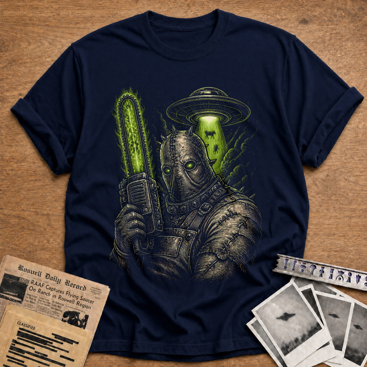 Galactic Saw 18 T-Shirt - Navy