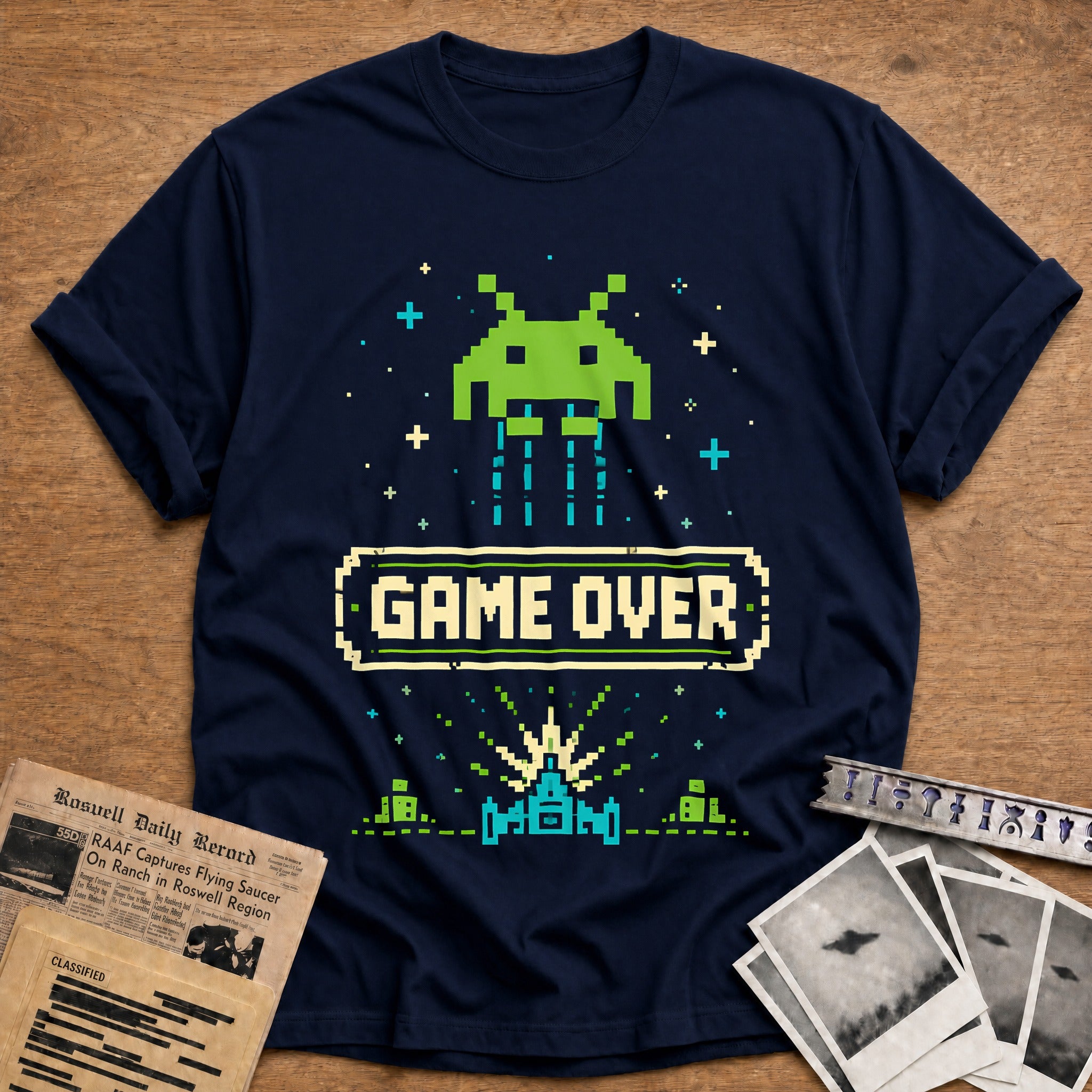 Game Over T-Shirt - Navy