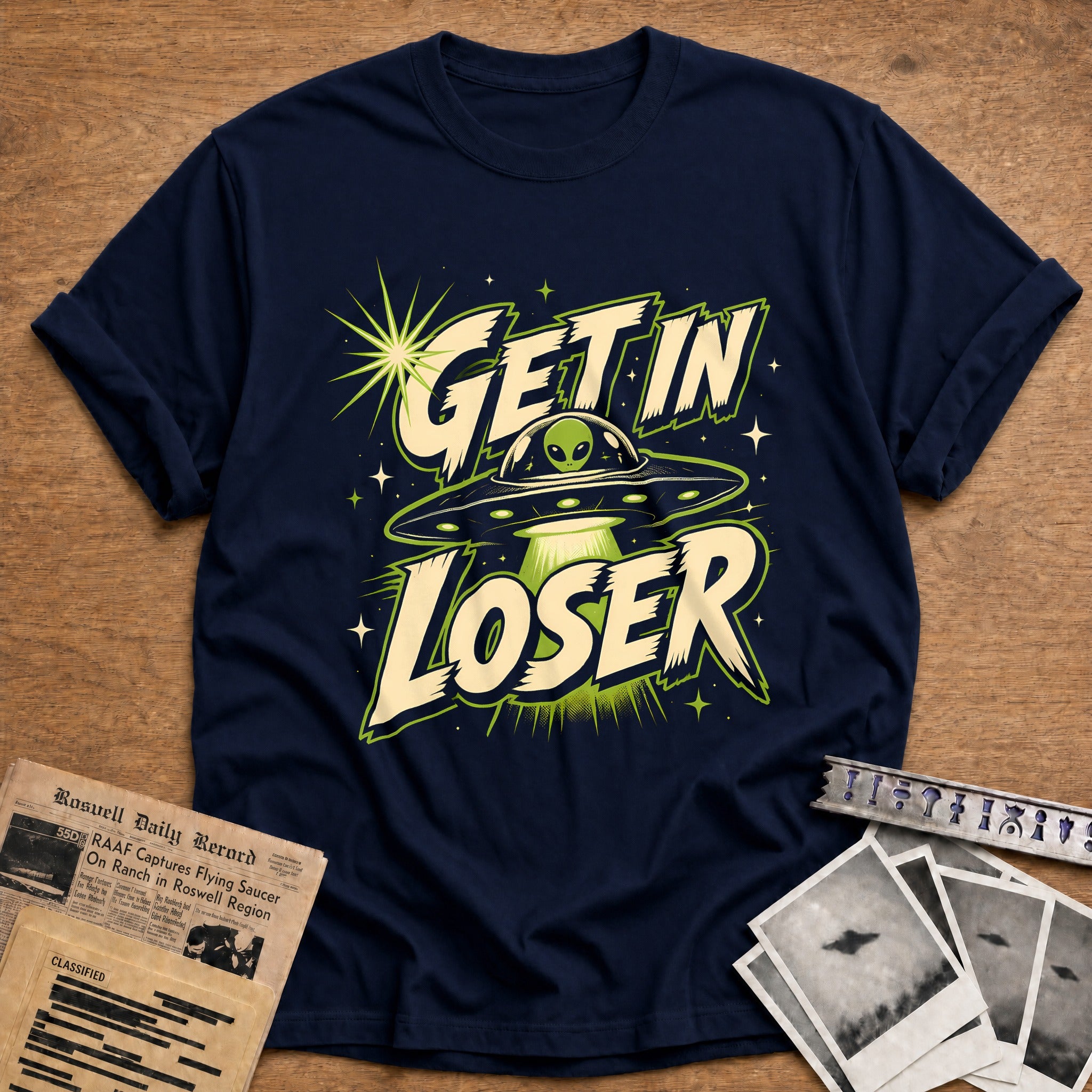 Get In Loser 56 T-Shirt - Navy