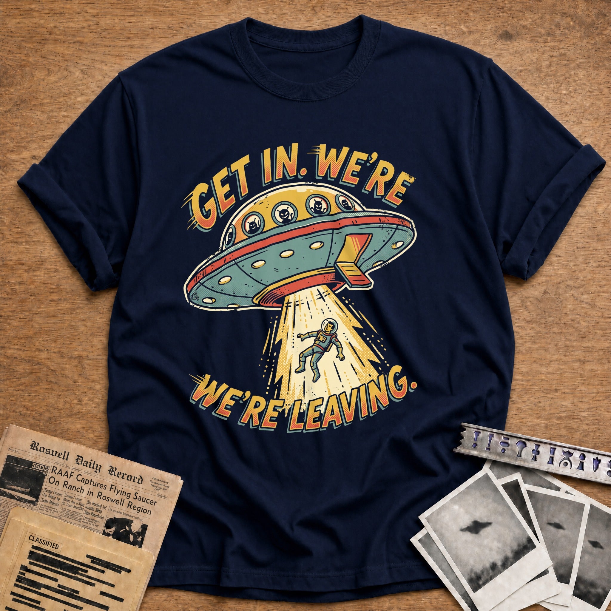 Get In We're Leaving - Navy