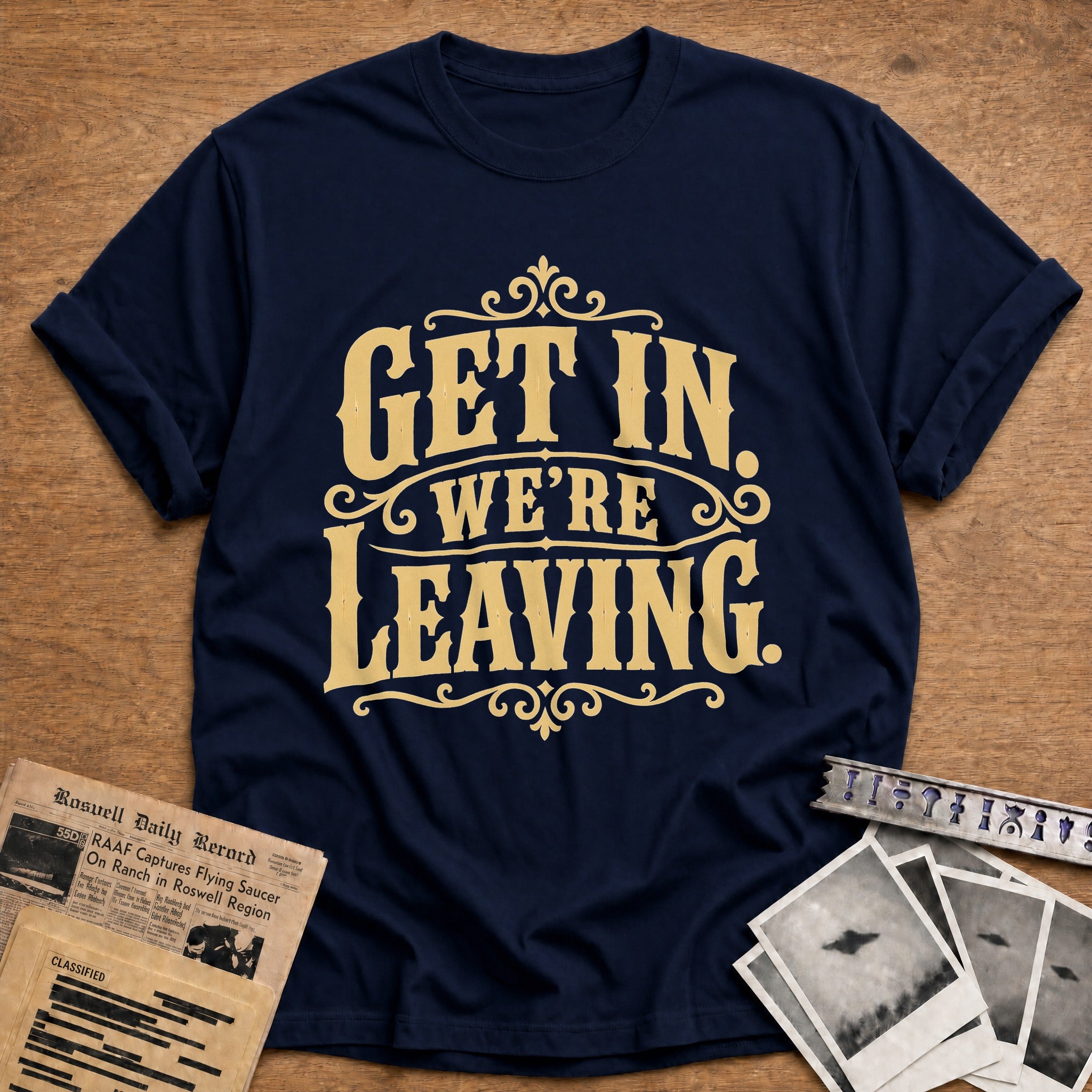 Get In Were Leaving - Navy