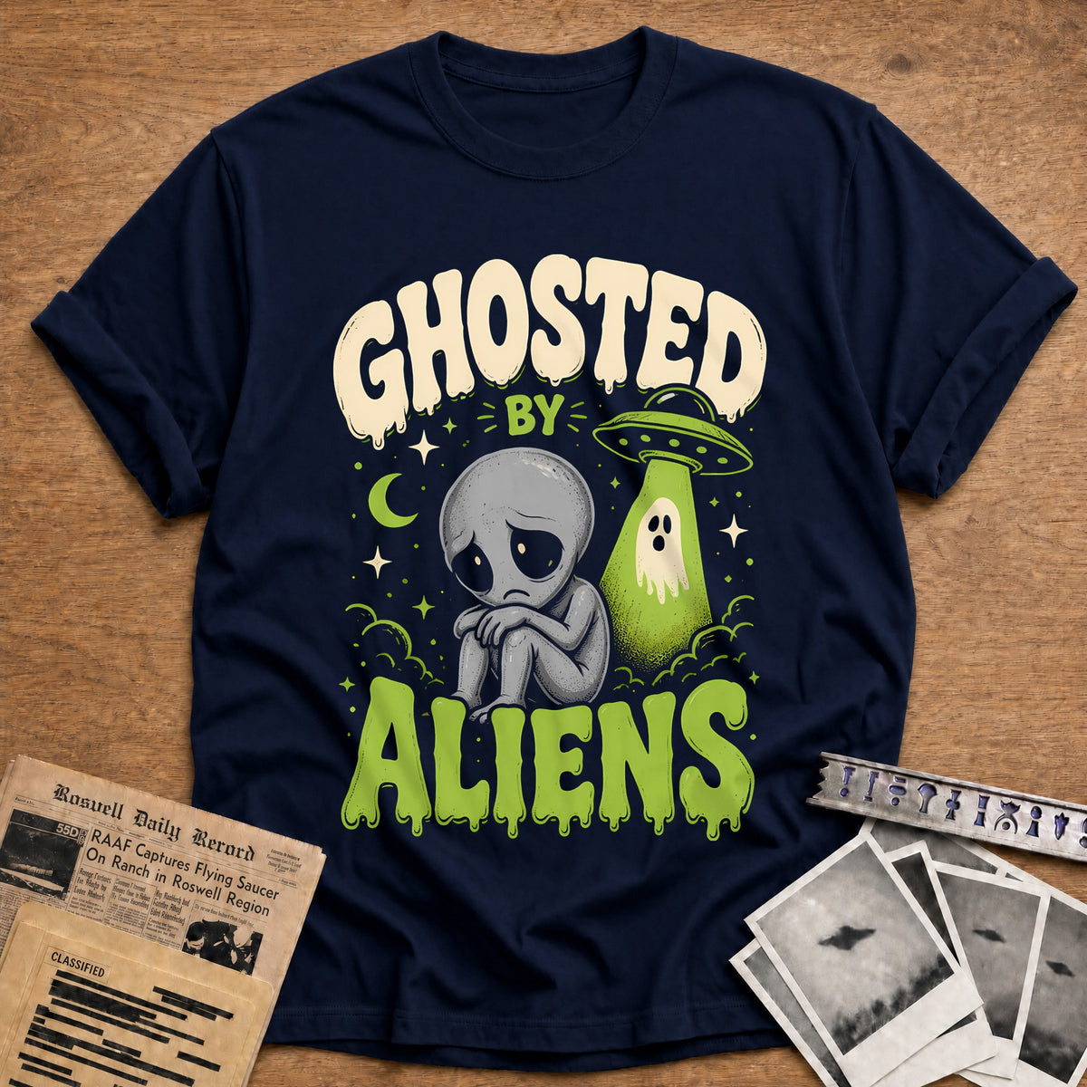 Ghosted By Aliens 88 T-Shirt - Navy