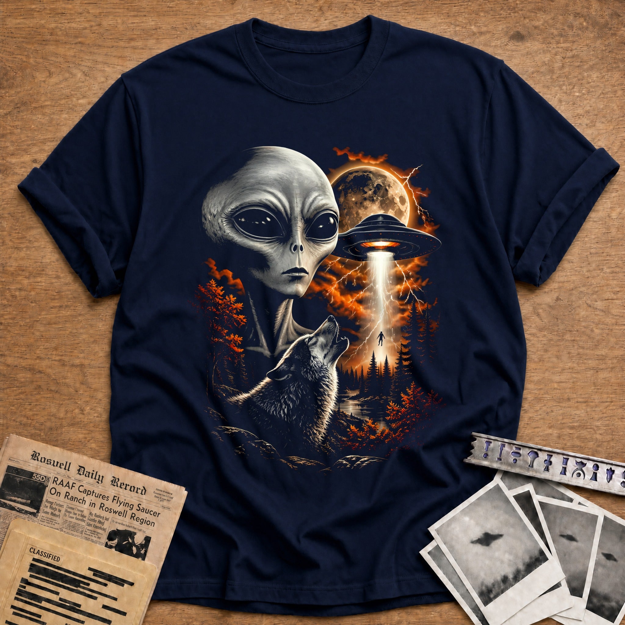 Grand Alien Ufo Wolf 56 - Navy