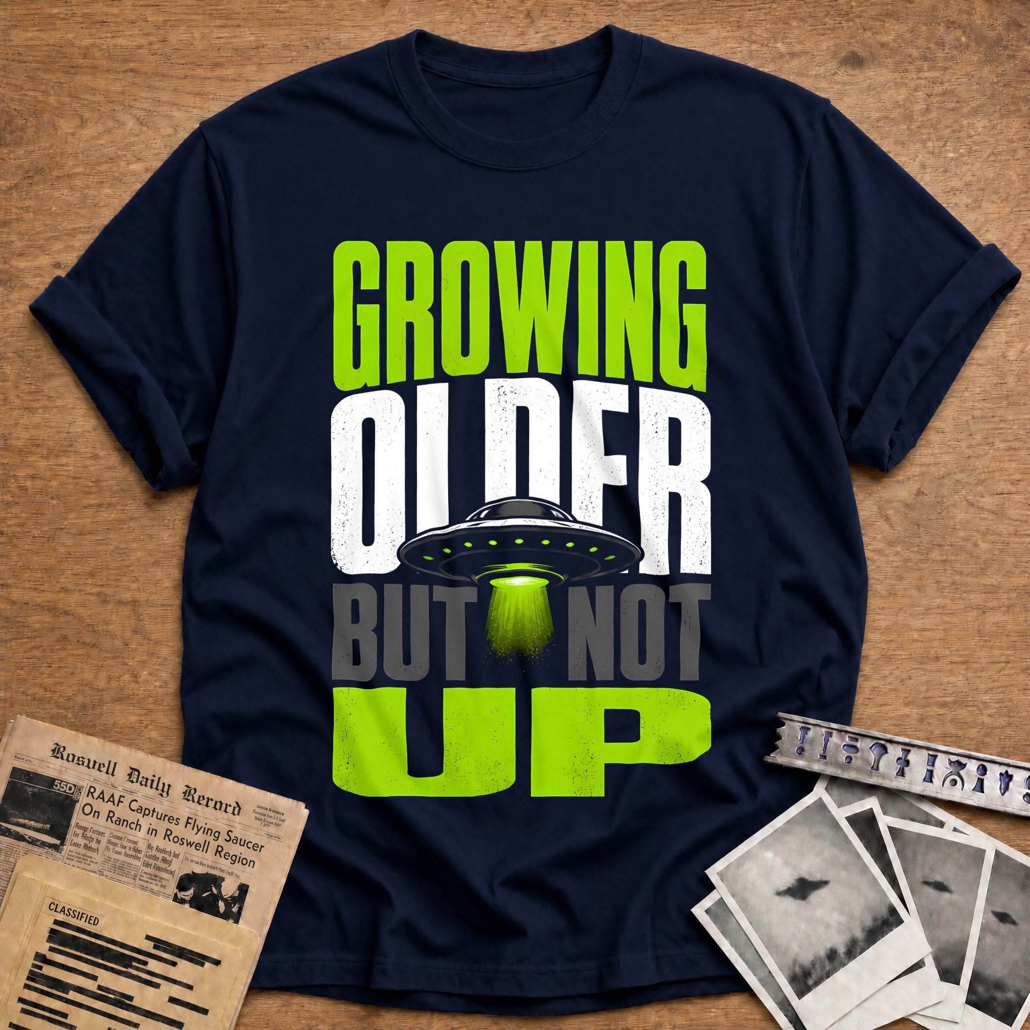 Growing Older 67 T-Shirt - Navy