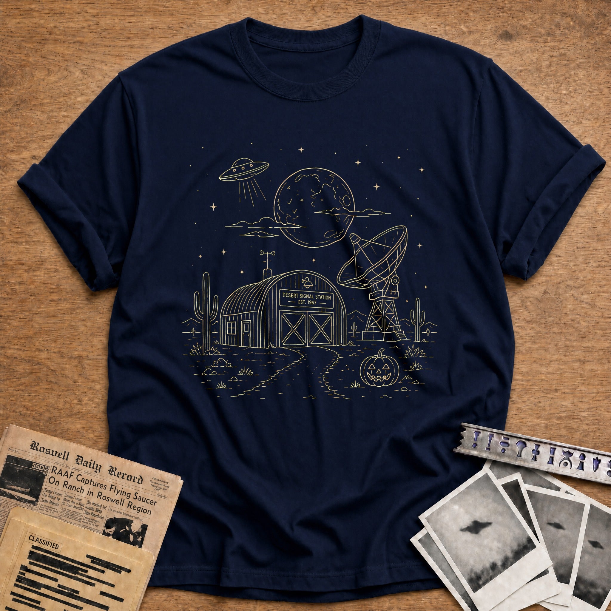 Hangar Telescope Moon 93 - Navy