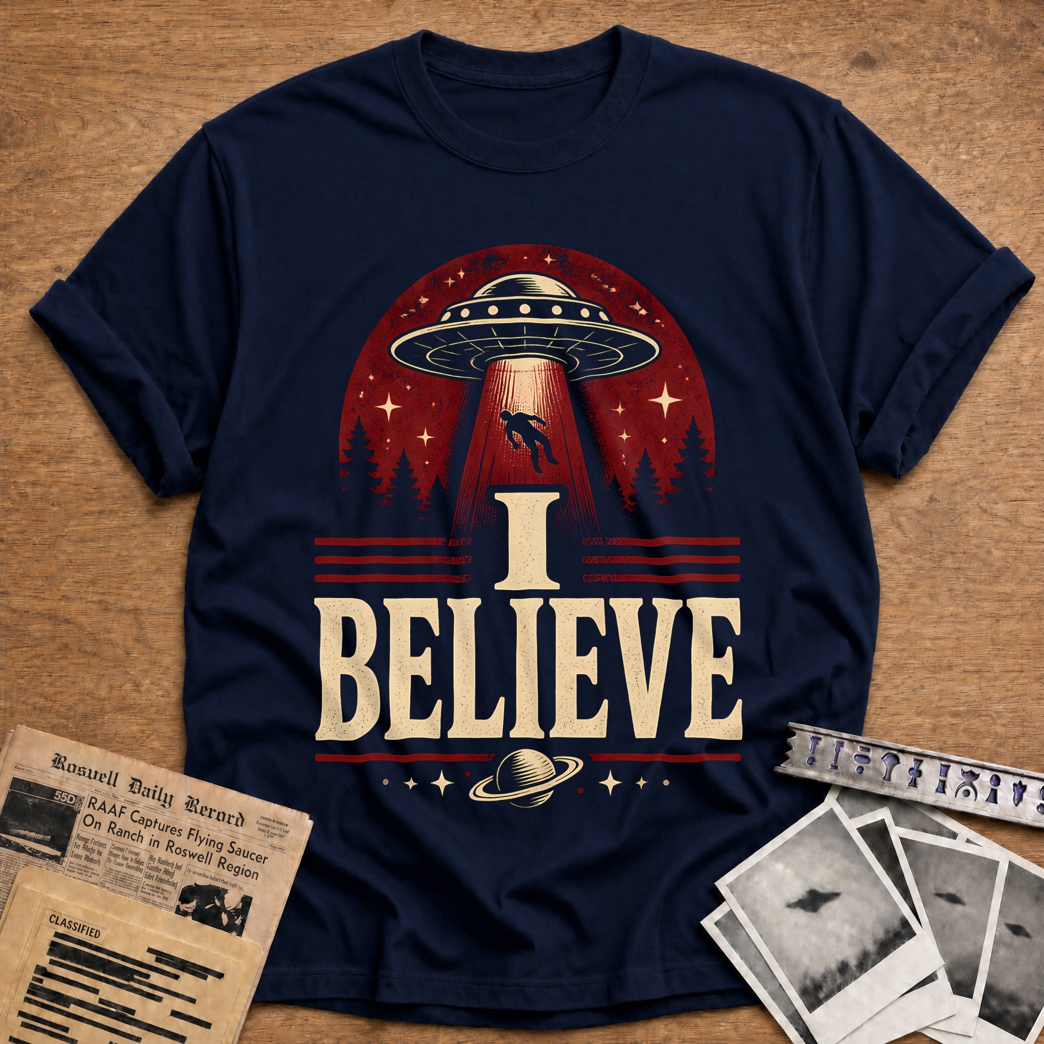 I Believe 87 T-Shirt - Navy