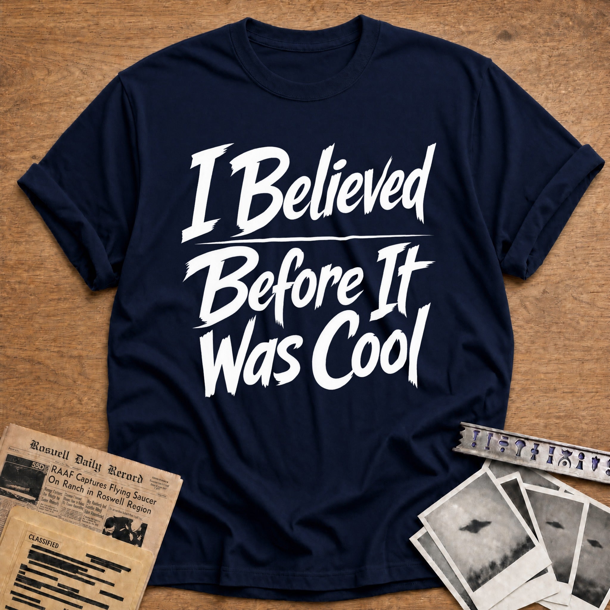 I Believed Before It - Navy