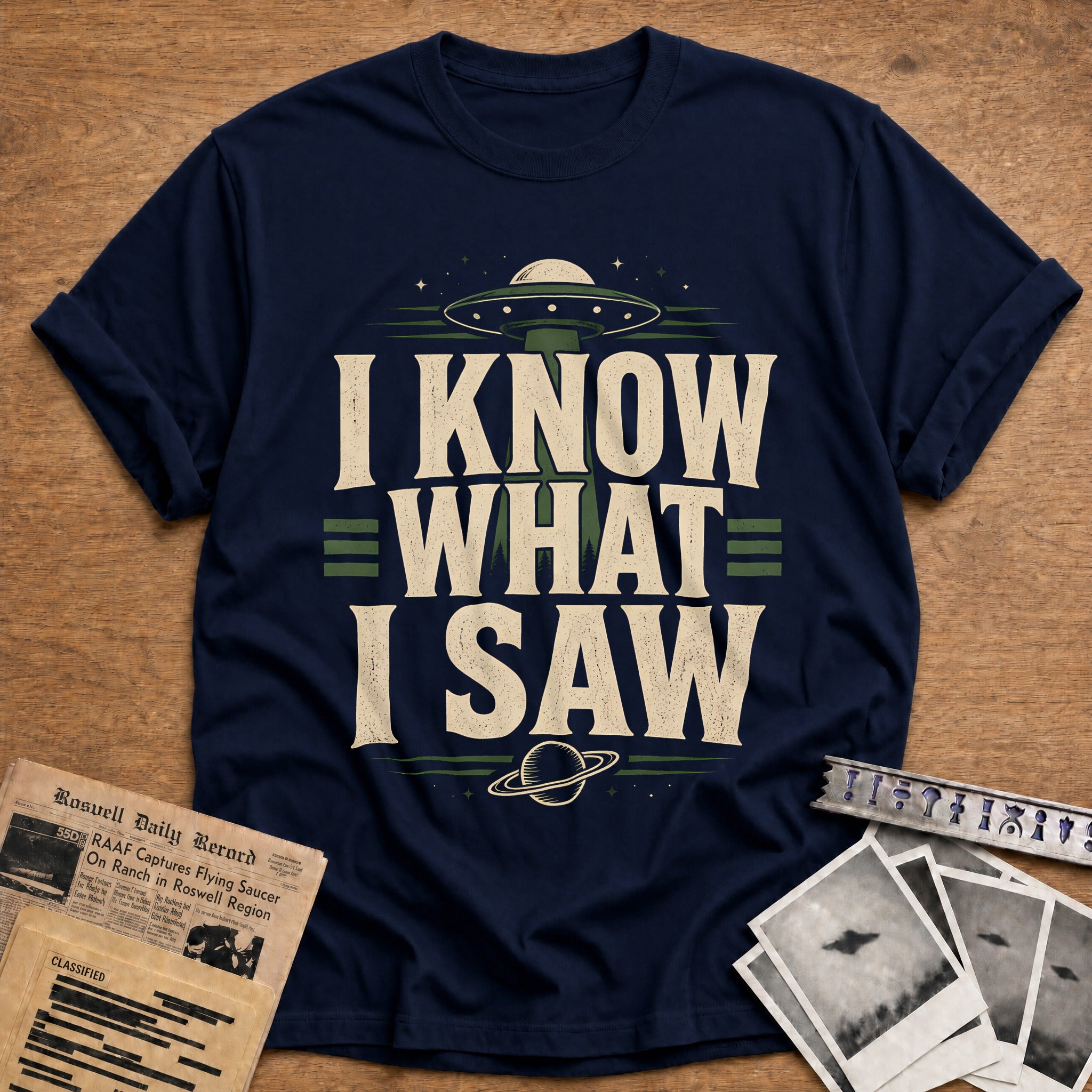 I Know What I Saw 16 T-Shirt - Navy