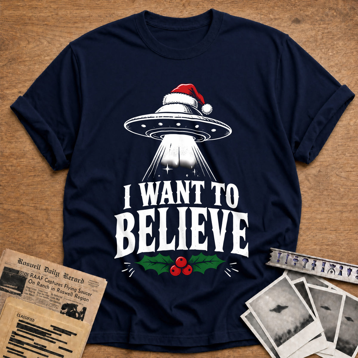 I Want To Believe 72 T-Shirt - Navy