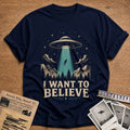 I Want To Believe 99 T-Shirt - Navy
