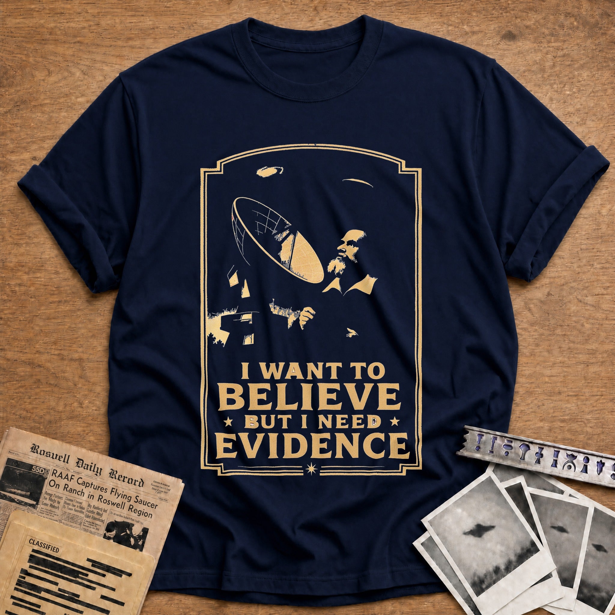 I Want To Believe But I Need Evidence 02 - Navy