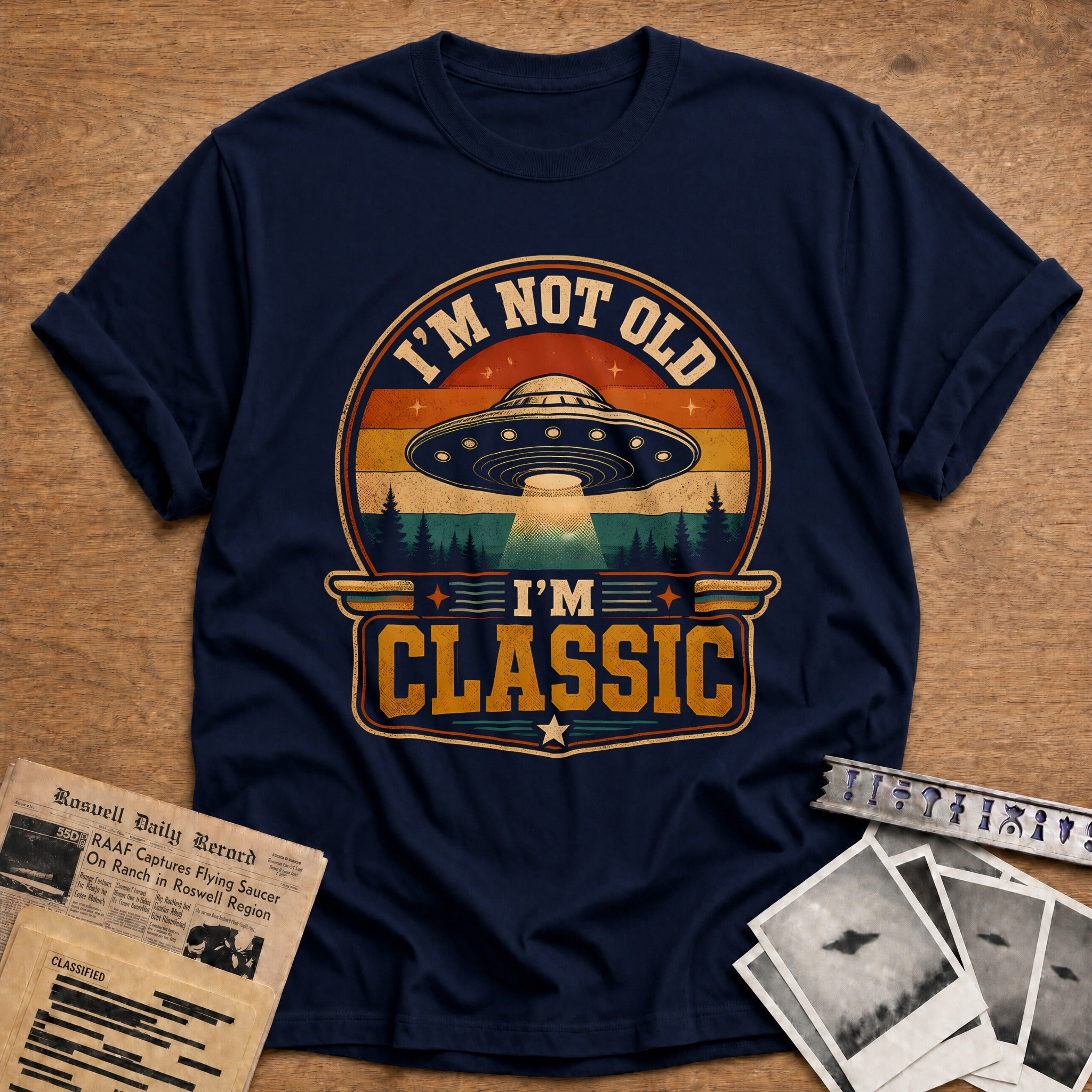 Im Not Old Im Classic 77 T-Shirt - Navy