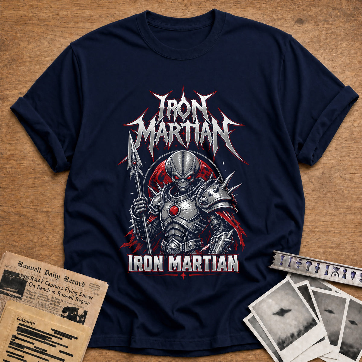 Iron Martian 45 T-Shirt - Navy