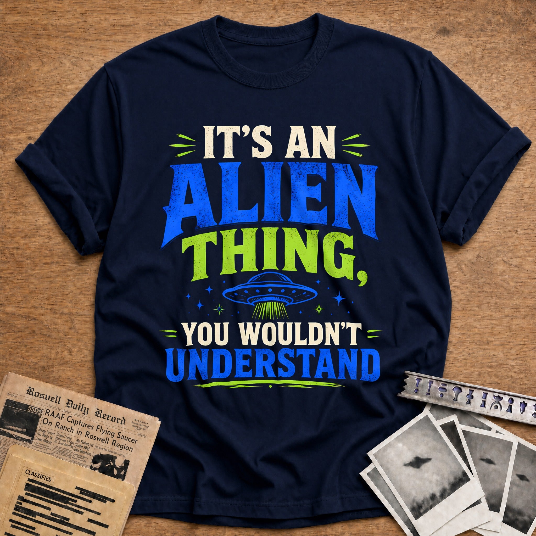 It S An Alien Thing You Wouldn T Understand 86 T-Shirt - Navy