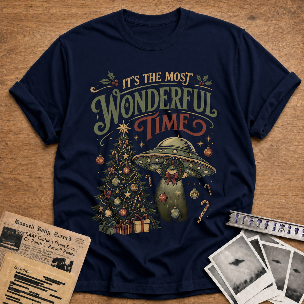 It's The Most Wonderful Time 35 T-Shirt - Navy