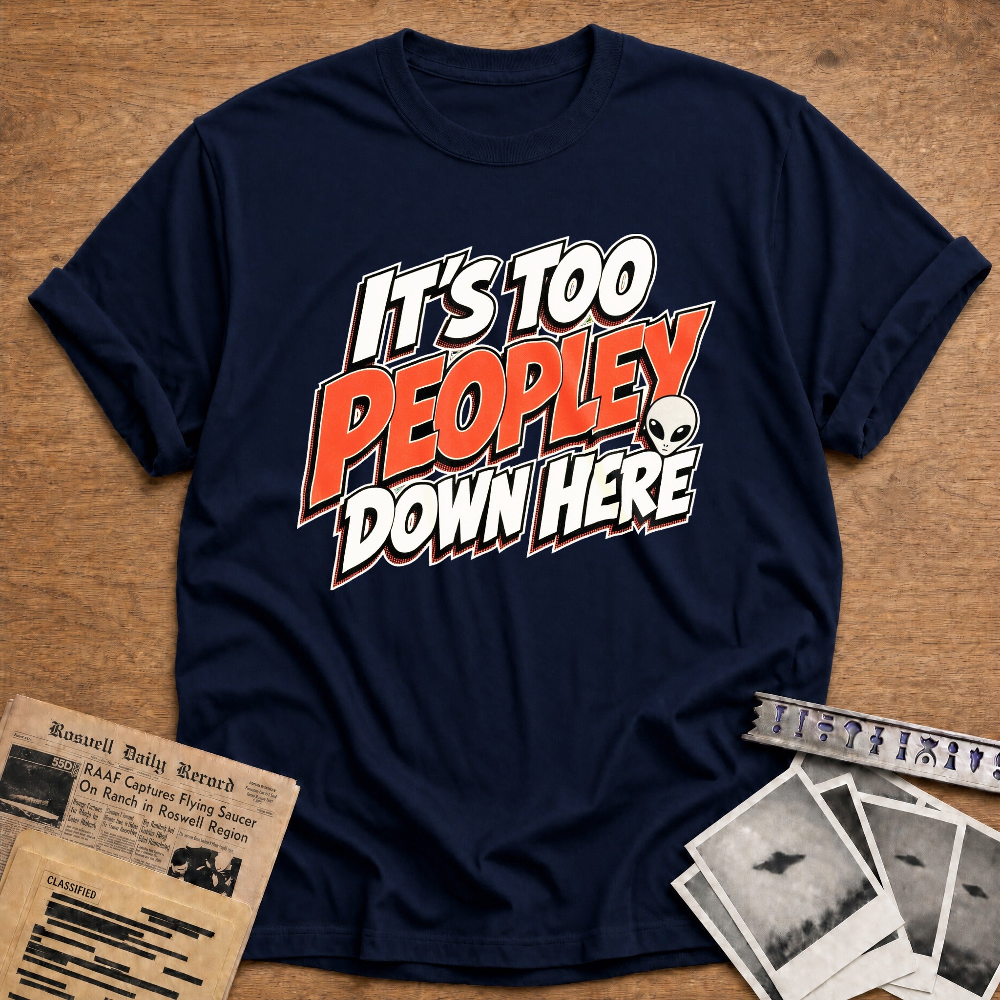 It's Too Peopley - Navy