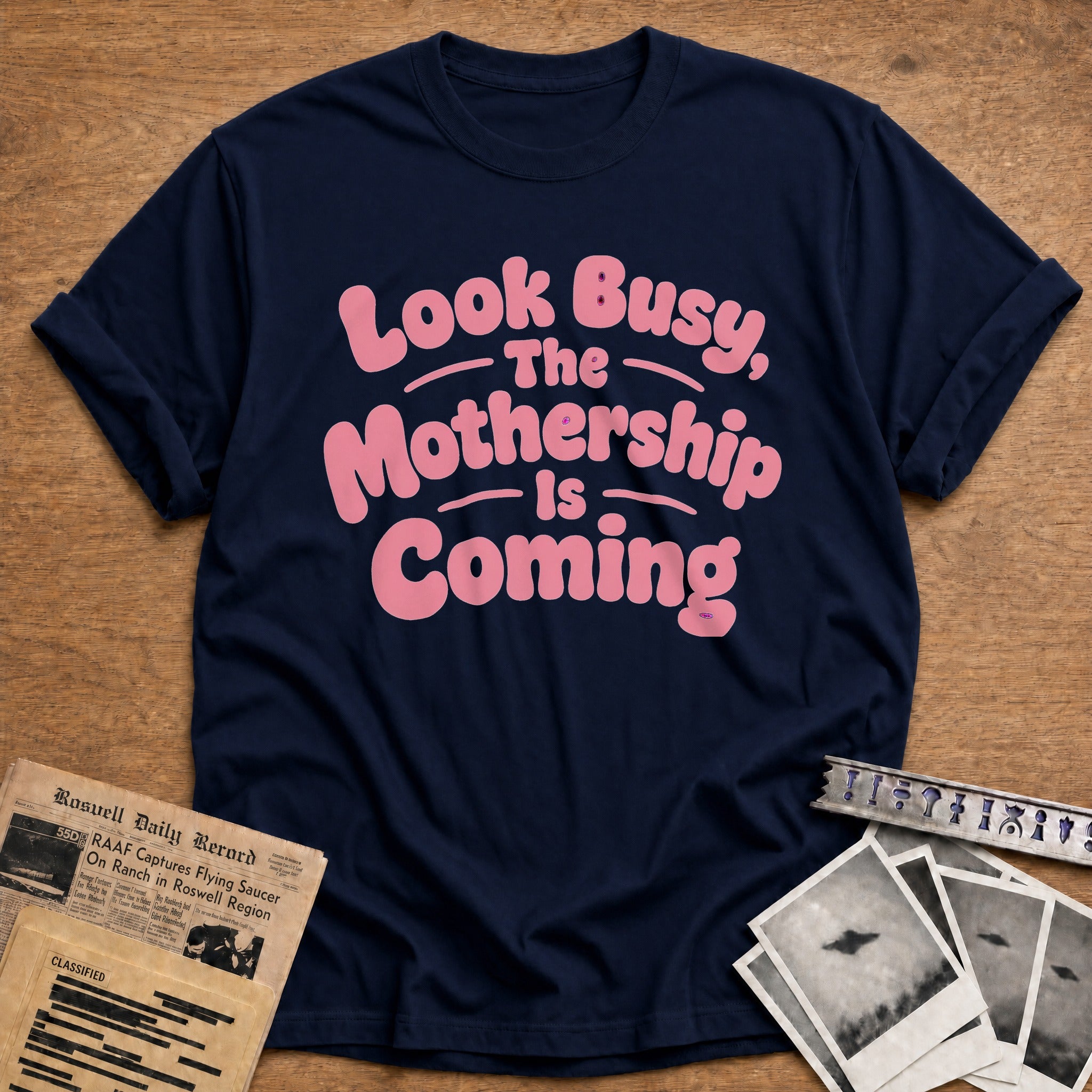 Look Busy The Mothership Is Coming 01 - Navy