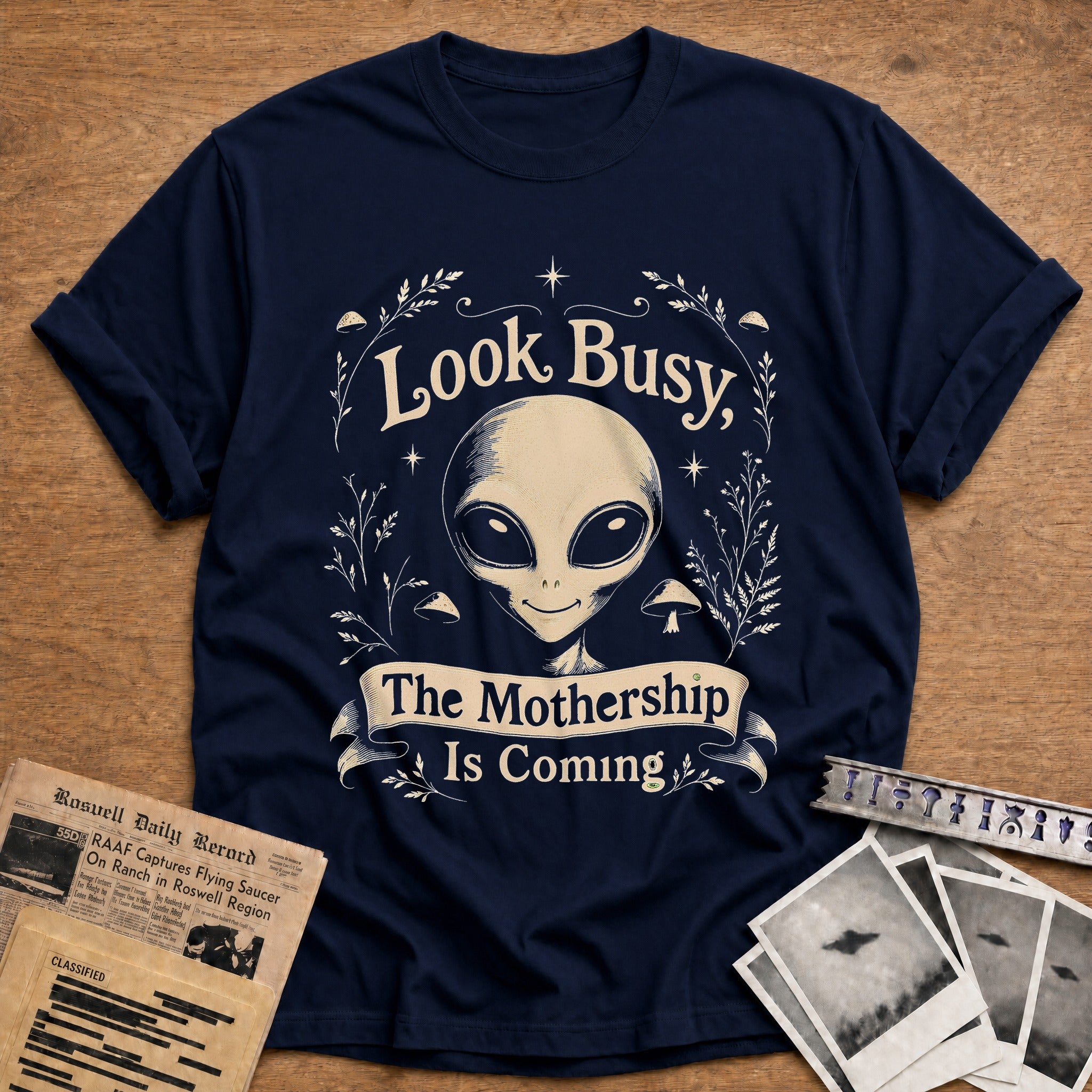 Look Busy The Mothership Is Coming 02 - Navy
