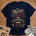 Merry And Bright 56 T-Shirt - Navy